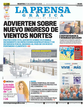 Cover of La Prensa Grafica
