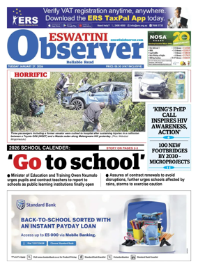 Cover of Eswatini Observer