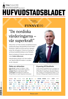 Cover of Hufvudstadsbladet