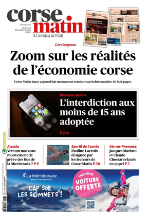 Cover of Corse Matin