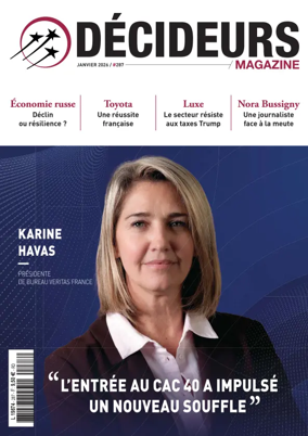 Cover of Decideurs Magazine