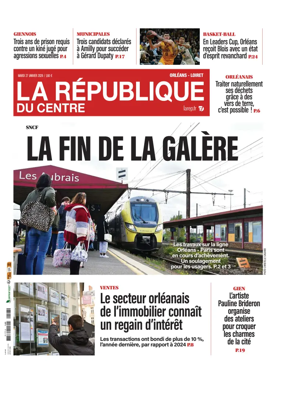 Cover of La Republique du Centre (Orleans - Loiret))