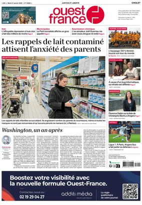 Cover of Ouest France (Cholet)