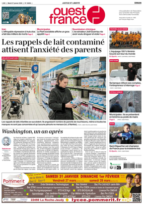 Cover of Ouest France (Dinan)