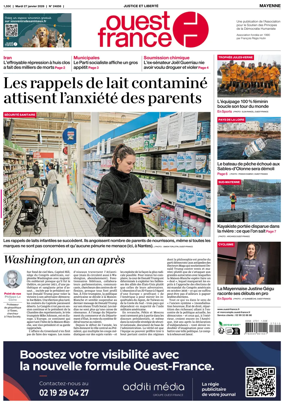Cover of Ouest France (Mayenne)