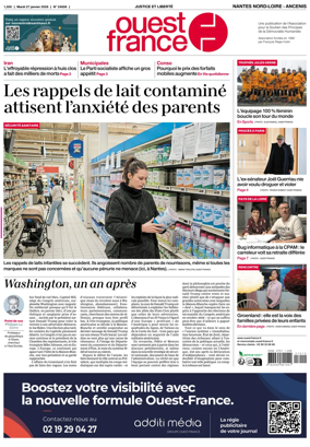 Cover of Ouest France (Nantes Nord-Loire - Ancenis)