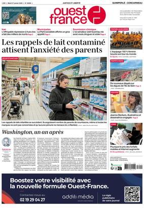 Cover of Ouest-France (Quimperle Concarneau)