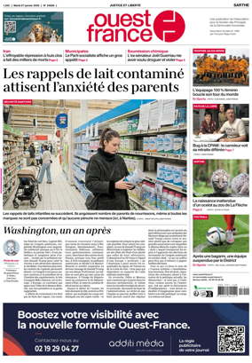 Cover of Ouest France (Sarthe)