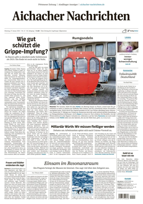 Cover of Aichacher Nachrichten