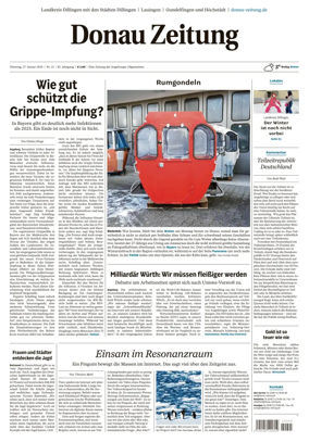 Cover of Donau Zeitung