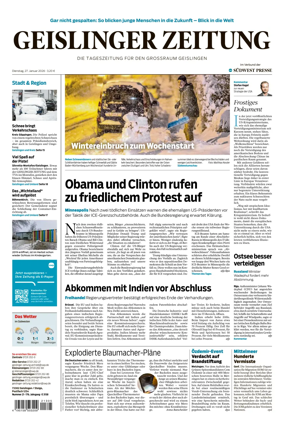 Cover of Geislinger Zeitung