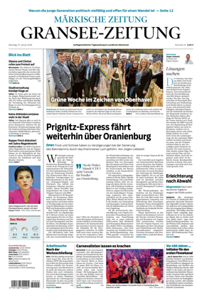 Cover of Gransee-Zeitung