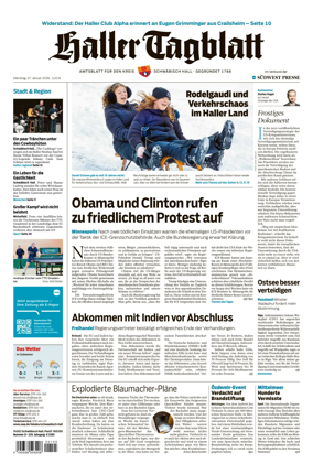 Cover of Haller Tagblatt