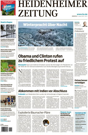 Cover of Heidenheimer Zeitung