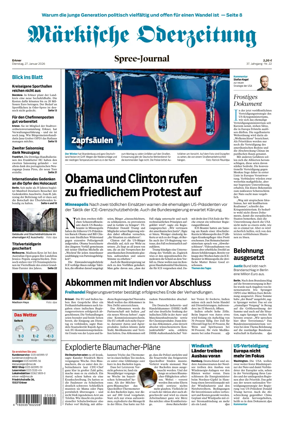 Cover of Markische Oderzeitung Erkner