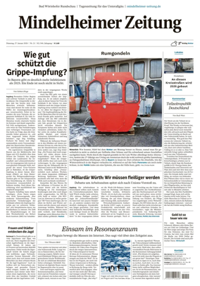 Cover of Mindelheimer Zeitung