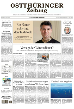 Cover of Ostthuringer Zeitung (Bad Lobenstein)