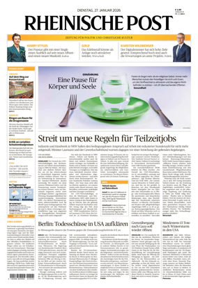 Cover of Rheinische Post – Dusseldorf Stadt