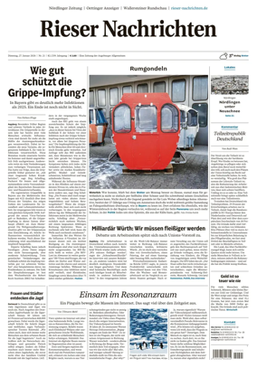 Cover of Rieser Nachrichten