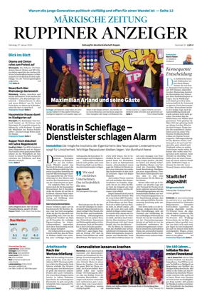 Cover of Ruppiner Anzeiger