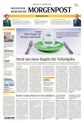 Cover of Solinger Bergische Morgenpost/Remscheid