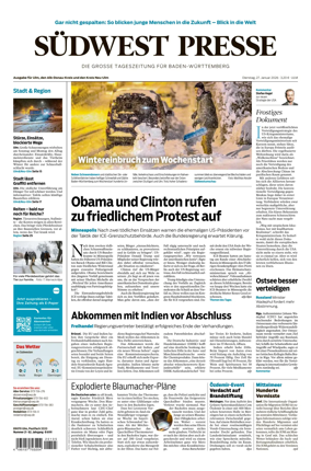 Cover of Sudwest Presse