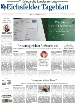 Cover of Thuringische Landeszeitung (Eichsfeld)