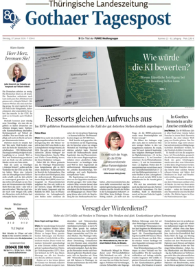 Cover of Thuringische Landeszeitung (Gotha)