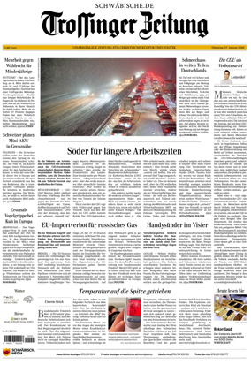 Cover of Trossinger Zeitung