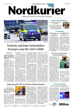 Cover of Vorpommern Kurier (Anklam)