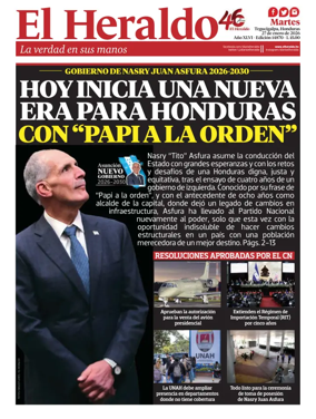 Cover of Diario El Heraldo