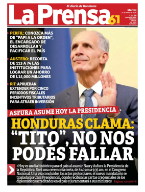 Cover of Diario La Prensa