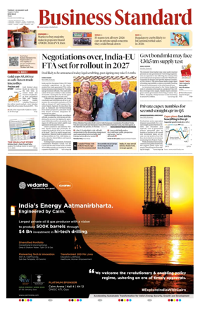 Cover of Business Standard