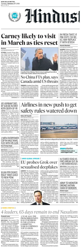 Cover of Hindustan Times (Delhi)