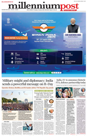 Cover of Millennium Post