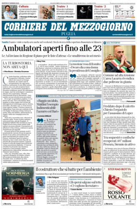 Cover of Corriere del Mezzogiorno (Puglia)