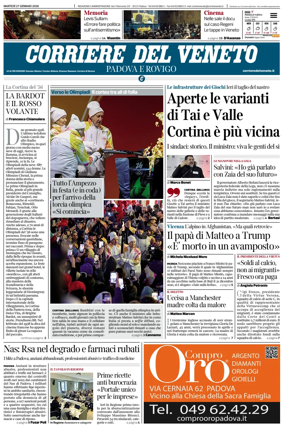 Cover of Corriere del Veneto (Padova e Rovigo)