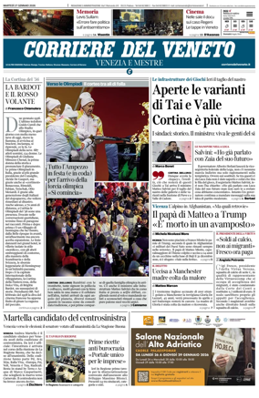 Cover of Corriere del Veneto (Venezia e Mestre)