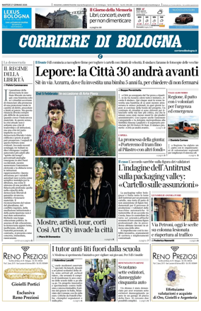 Cover of Corriere di Bologna
