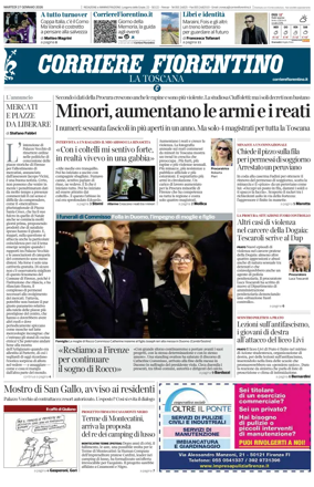 Cover of Corriere Fiorentino
