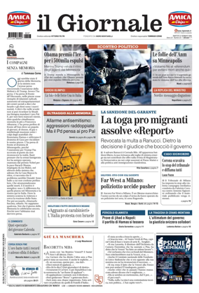 Cover of Il Giornale (Italy)