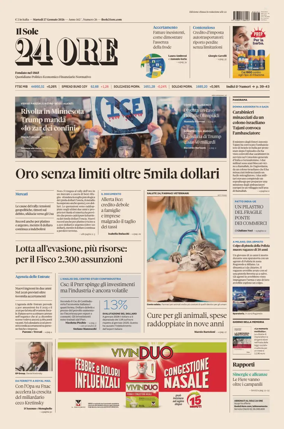 Cover of Il Sole 24 Ore