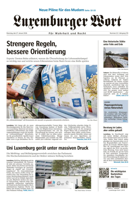 Cover of Luxemburger Wort