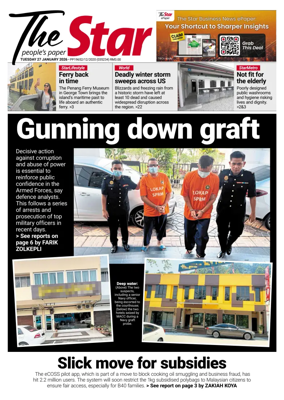 Cover of The Star Malaysia