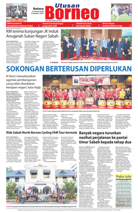 Cover of Utusan Borneo (Sabah)