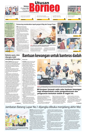 Cover of Utusan Borneo (Sarawak)