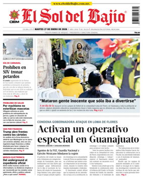 Cover of El Sol de Bajio