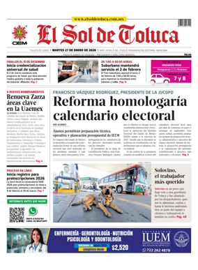 Cover of El Sol de Toluca