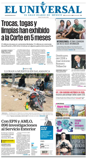 Cover of El Universal