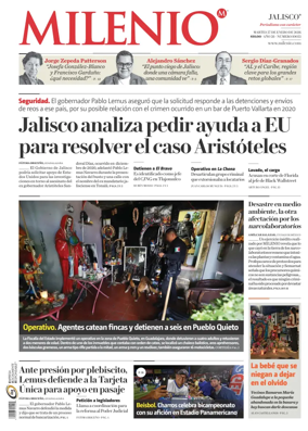 Cover of Milenio Jalisco